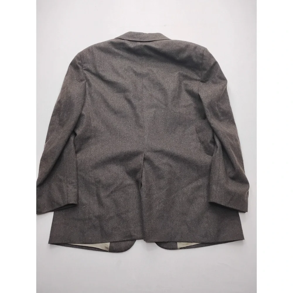Polo Ralph Lauren Wool Blazer 44R Union Made In USA Brown Vintage